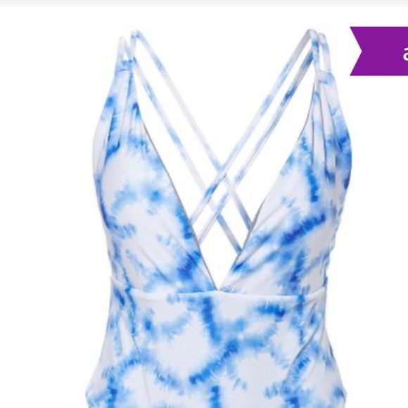 YMI Reversible Iridescent/Tye Dye bathing suit NWT - Picture 3 of 9